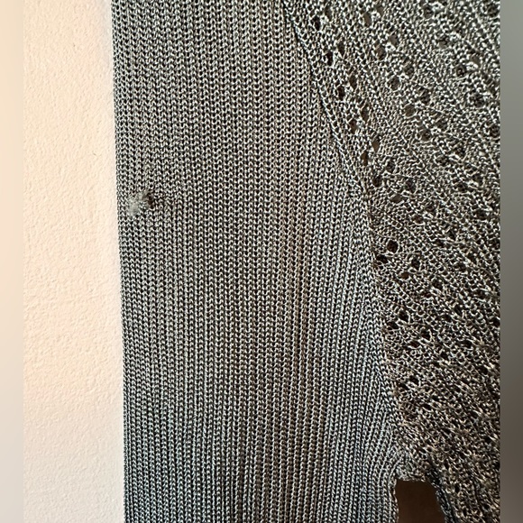 BNWT - free people long sleeve knit sweater - xs - green - Picture 5 of 5